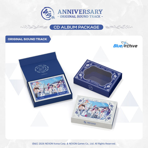 BLUE ARCHIVE 4.5th ANNIVERASARY OST - CD ALBUM PACKAGE - Baro7 Best Kpop Store