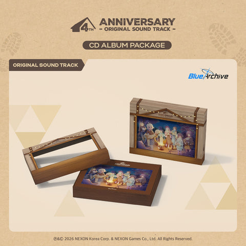 BLUE ARCHIVE 4th ANNIVERSARY OST - CD ALBUM PACKAGE - Baro7 Best Kpop Store