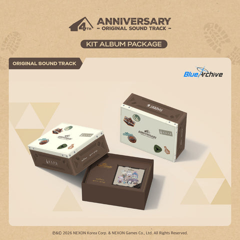 BLUE ARCHIVE 4th ANNIVERSARY OST - KIT ALBUM PACKAGE - Baro7 Best Kpop Store