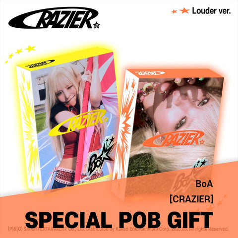 BoA - 11th Album [Crazier] Louder Ver. / GIFT - Baro7 Best Kpop Store