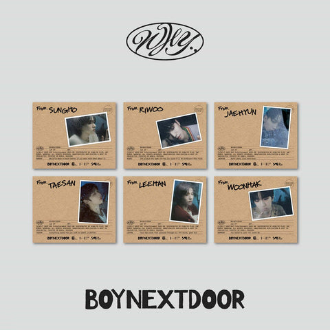 BOYNEXTDOOR - 1ST EP [WHY..] LETTER Ver. - Baro7 Best Kpop Store