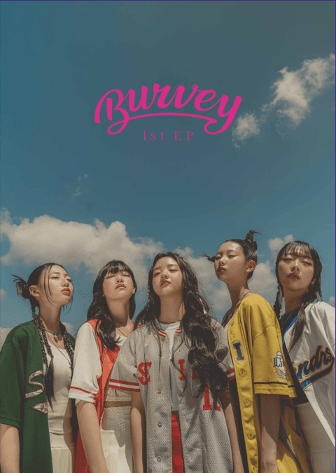 Burvey - 1st EP [A E I O U] - Baro7 Best Kpop Store