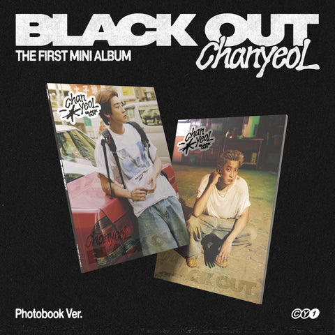 ChanyeoL - 1st Mini Album [Black Out] Photo Book Ver. - Barowave Best Kpop Store