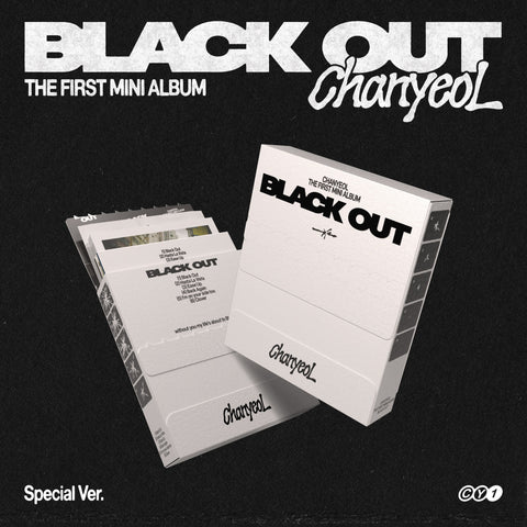 ChanyeoL - 1st Mini Album [Black Out] Special Ver. - Barowave Best Kpop Store