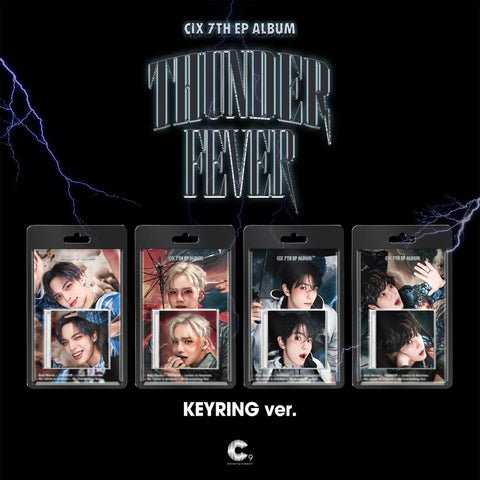 CIX - 7th EP Album [THUNDER FEVER] Keyring Album - Baro7 Best Kpop Store