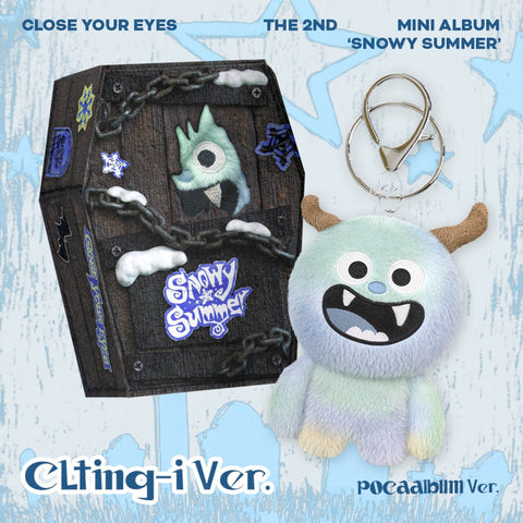 CLOSE YOUR EYES - 2nd Mini Album [Snowy Summer] CLting - i Ver. (POCAALBUM) - Baro7 Best Kpop Store