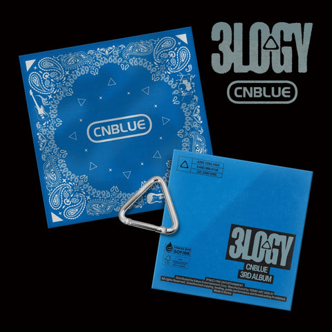 CNBLUE - 3rd Album [3LOGY] BANDANA Ver. (LIMITED EDITION) - Baro7 Best Kpop Store