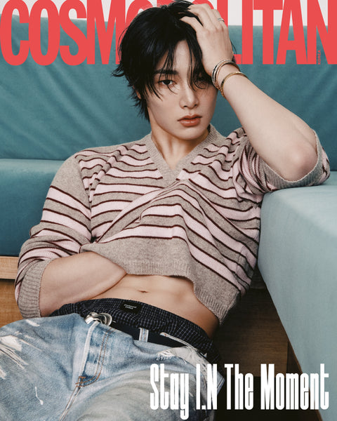COSMOPOLITAN - [2025, December] - Cover : Stray Kids I.N TYPE A - Baro7 Best Kpop Store