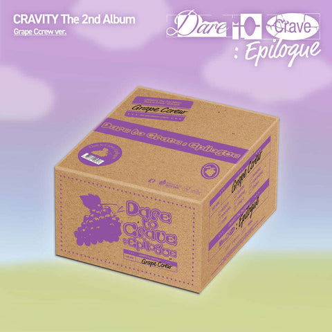 CRAVITY - 2nd Album [Dare to Crave : Epilogue] Grape Ccrew Ver. (Limited) - Baro7 Best Kpop Store