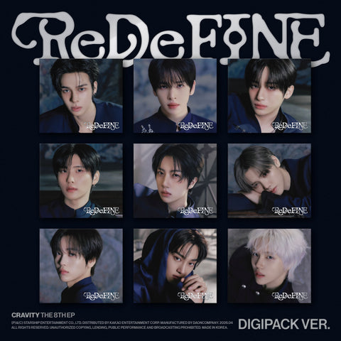 CRAVITY - 8th Mini Album [ReDeFINE] DIGIPACK Ver. - Baro7 Best Kpop Store