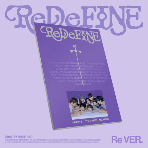 CRAVITY - 8th Mini Album [ReDeFINE] Re Ver. - Baro7 Best Kpop Store