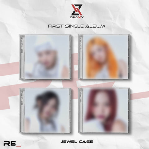 CRAXY - 1st Single Album [RE_] JEWEL CASE Ver. - KPOPHERO