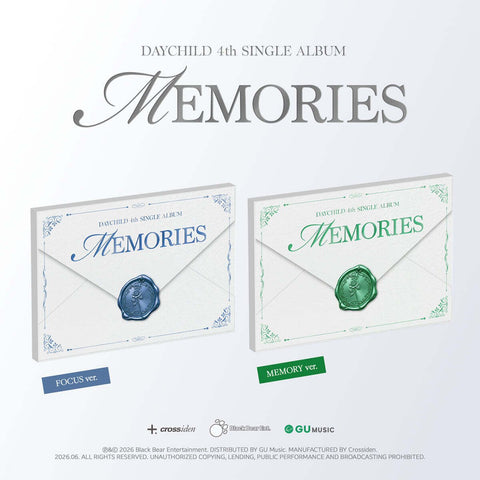 DAYCHILD - 4th Single Album [MEMORISE] MEMORY Ver. - Baro7 Best Kpop Store