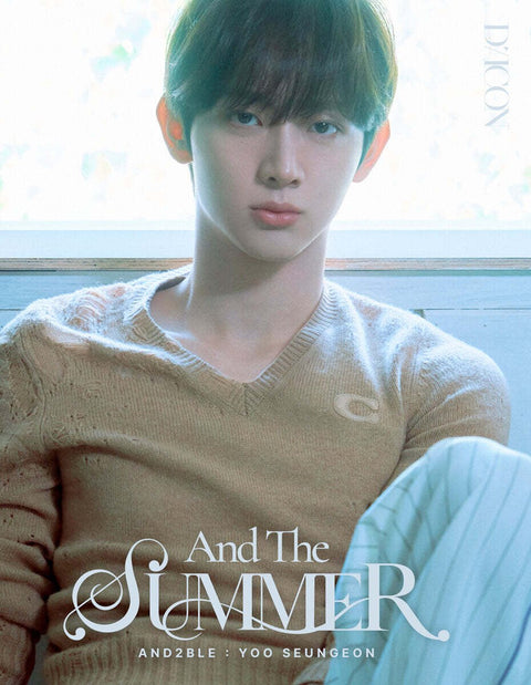 DICON VOLUME N°35 AND2BLE AND THE SUMMER - Cover : AND2BLE YOO SEUNGEON TYPE B - Baro7 Best Kpop Store