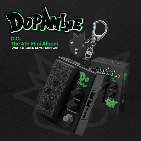 D.O. - 4th Mini Album [DOPAMINE] WAH CLICKER KEYCHAIN Ver. (Limited Edition) - Baro7 Best Kpop Store