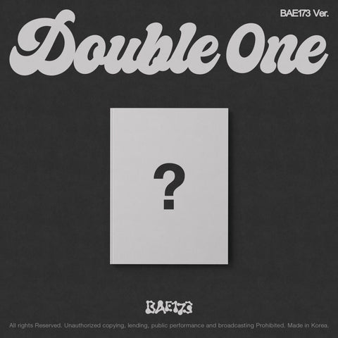Double 0ne - Mini Album [Xpert] BAE173 Ver. - Baro7 Best Kpop Store