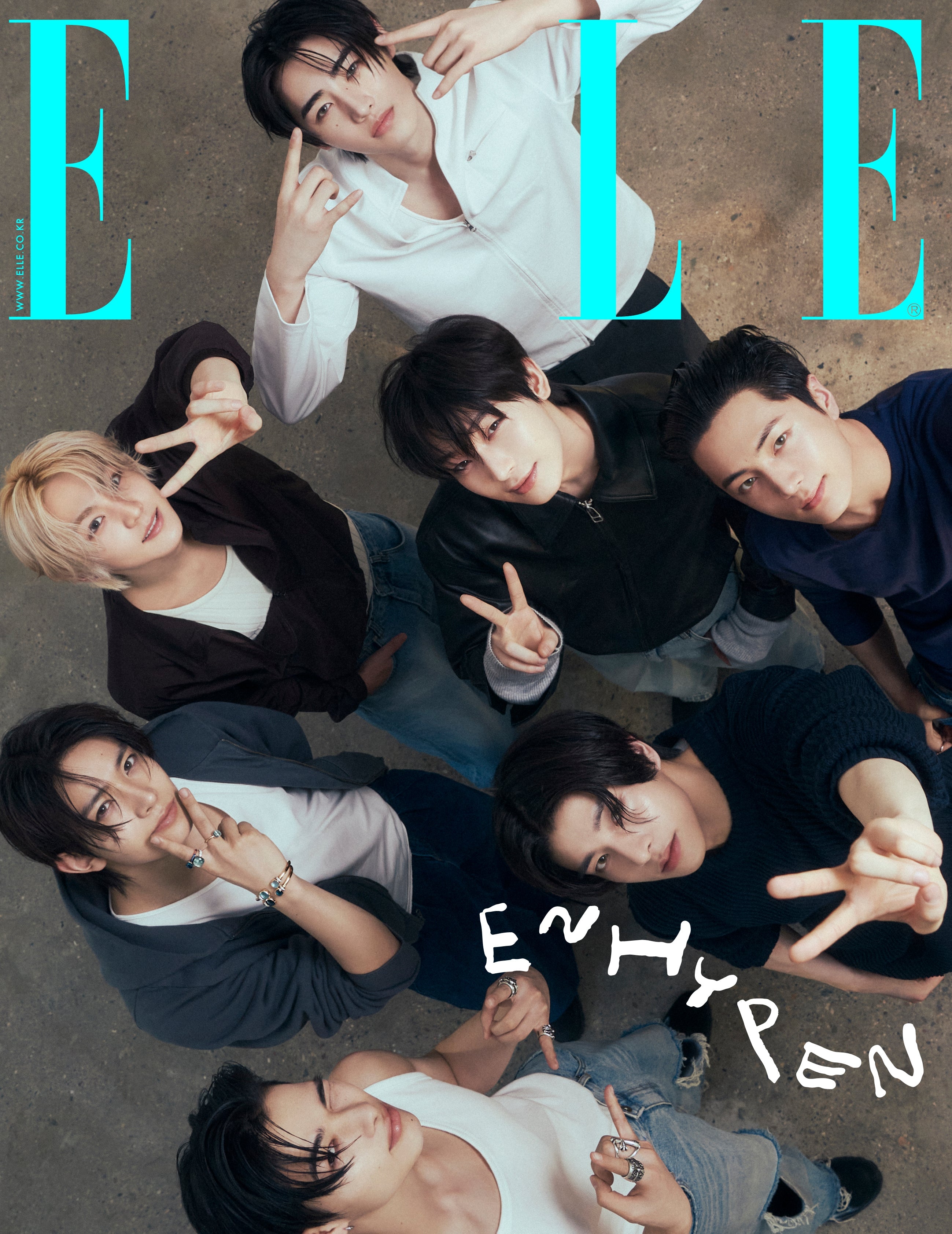 ELLE - [2025年4月] - カバー : ENHYPEN TYPE B - Baro7 Best Kpop Store