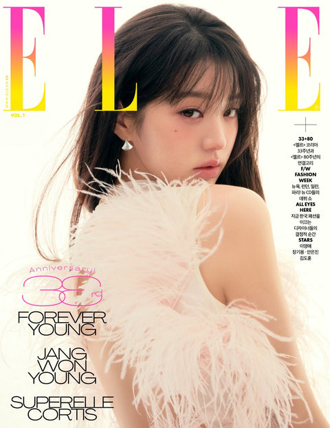 ELLE - [2025, November] - Cover : IVE JANG WON YOUNG TYPE C - Baro7 Best Kpop Store