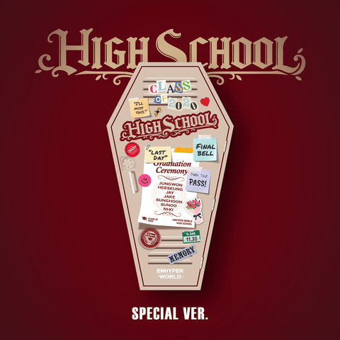 ENHYPEN - [ENHYPEN WORLD COUPON CARD COLLECTION] HIGH SCHOOL SPECIAL Ver. - Baro7 Best Kpop Store