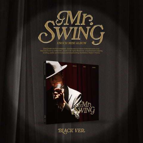 Enoch - Mini Album [Mr. SWING] BLACK Ver. - Baro7 Best Kpop Store