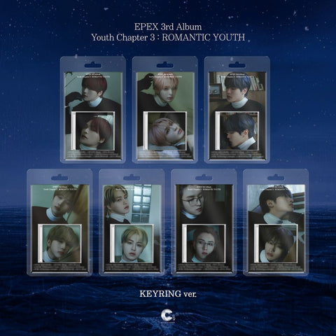 EPEX - 3rd Album [Youth Chapter 3 : ROMANTIC YOUTH] KEYRING Ver. - Baro7 Best Kpop Store