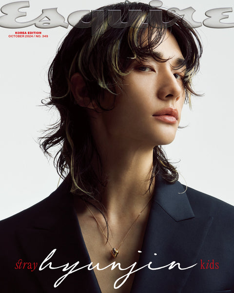 ESQUIRE - [2024, October] - Cover : STRAY KIDS HYUNJIN TYPE B - Baro7 Best Kpop Store