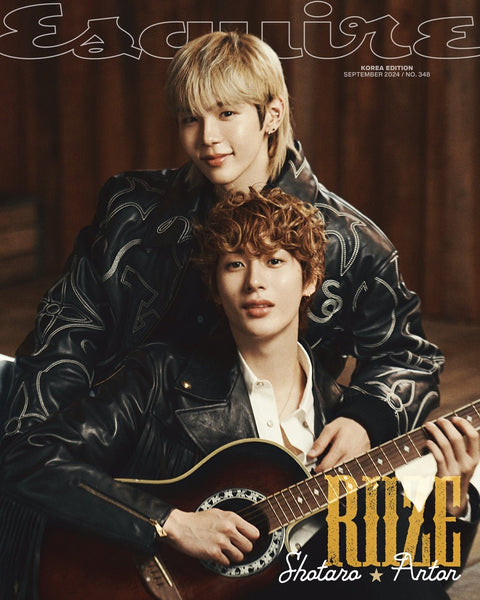 ESQUIRE - [2024, September] - Cover : RIIZE SHOTARO&ANTON TYPE C - Barowave Best Kpop Store