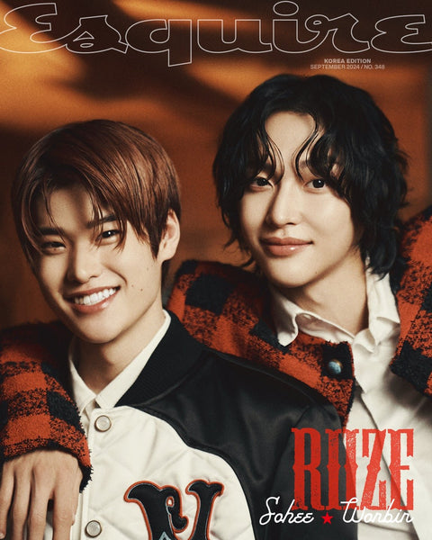 ESQUIRE - [2024, September] - Cover : RIIZE SOHEE&WONBIN TYPE B - Barowave Best Kpop Store