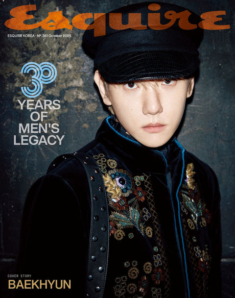 ESQUIRE - [2025, October] - Cover : EXO BAEKHYUN TYPE B - Baro7 Best Kpop Store