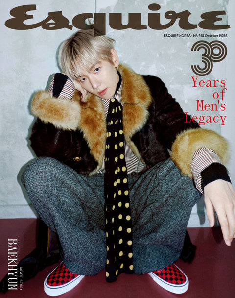 ESQUIRE - [2025, October] - Cover : EXO BAEKHYUN TYPE C - Baro7 Best Kpop Store
