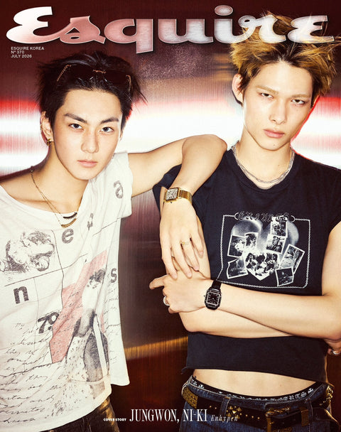 ESQUIRE - [2026, July] - Cover : ENHYPEN JUNGWON & NI-KI TYPE E - Baro7 Best Kpop Store