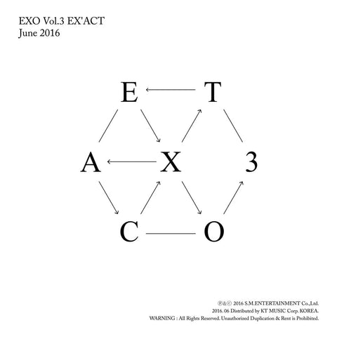 EXO - EX’ACT [3rd ALBUM] - Baro7 Best Kpop Store