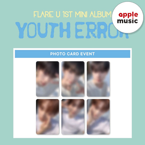 FLARE U - 1st Mini Album [YOUTH ERROR] Diary Ver. / GIFT - Baro7 Best Kpop Store