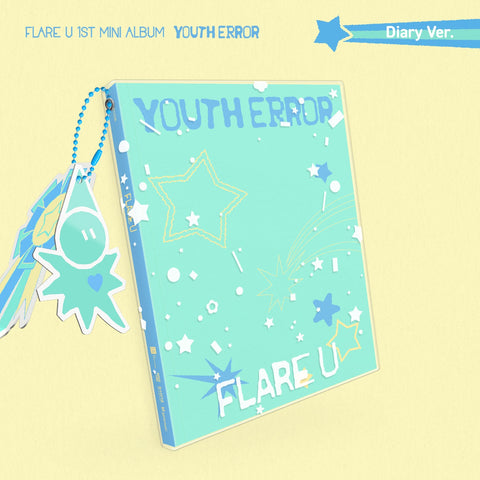 FLARE U - 1st Mini Album [YOUTH ERROR] Diary Ver. / GIFT - Baro7 Best Kpop Store