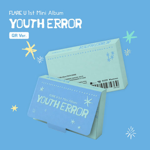 FLARE U - 1st Mini Album [YOUTH ERROR] QR Ver. / GIFT - Baro7 Best Kpop Store