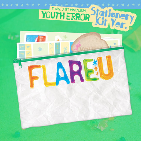 FLARE U - 1st Mini Album [YOUTH ERROR] Stationery Kit Ver. / GIFT - Baro7 Best Kpop Store