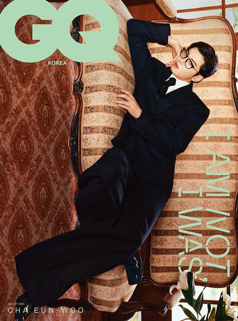 GQ KOREA - [2024, August] - Cover : Cha Eun Woo COVER A - KPOPHERO