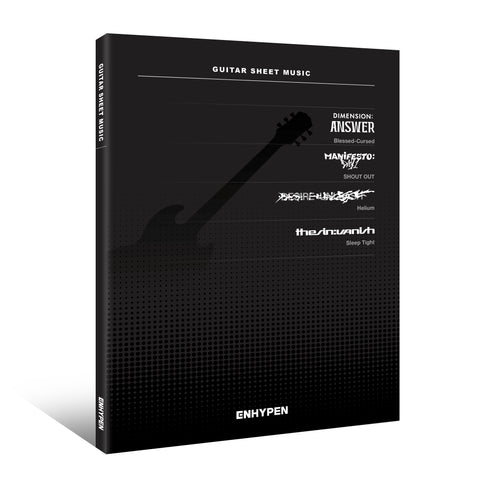 GUITAR SHEET MUSIC : ENHYPEN (Package) - Baro7 Best Kpop Store