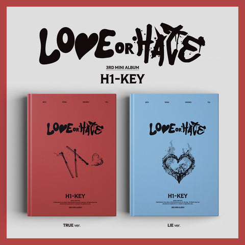 H1-KEY - 3rd Mini Album [LOVE or HATE] - KPOPHERO