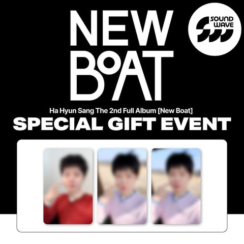 HA HYUNSANG - 2nd Album [New Boat] / GIFT - Baro7 Best Kpop Store