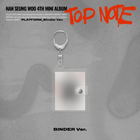 HAN SEUNG WOO - 4th Mini Album [TOP NOTE] PLATFORM_Binder Ver. - Baro7 Best Kpop Store