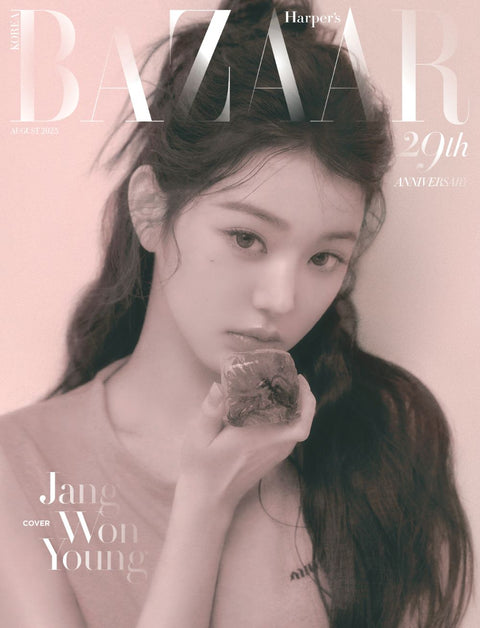 HARPER'S BAZAAR - [2025, August] - Cover : IVE JANG WON YOUNG TYPE A - Baro7 Best Kpop Store