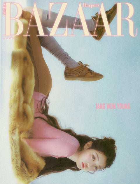 HARPER'S BAZAAR - [2025, August] - Cover : IVE JANG WON YOUNG TYPE D - Baro7 Best Kpop Store