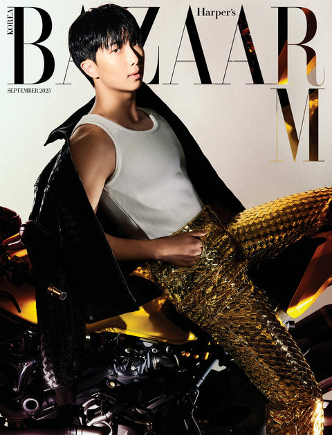 HARPER'S BAZAAR - [2025, September] - Cover : BTS RM TYPE A - Baro7 Best Kpop Store