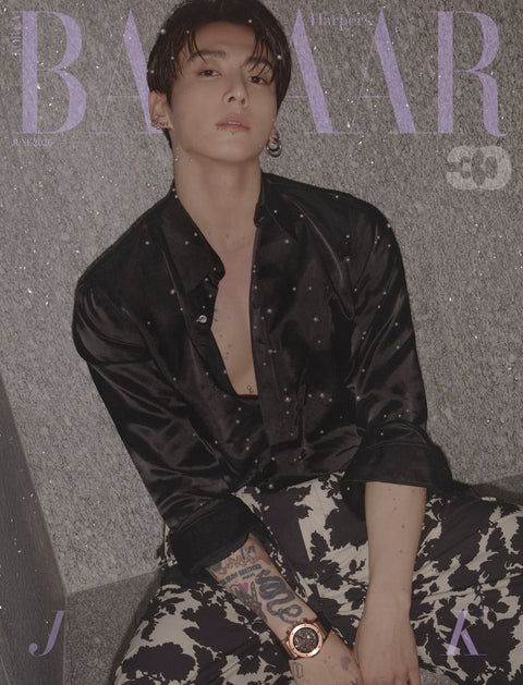 HARPER'S BAZAAR - [2026, June] - Cover : BTS JUNGKOOK TYPE B - Baro7 Best Kpop Store