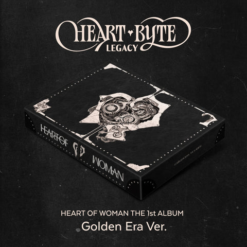 HEART OF WOMAN - 1st Album [Heart Byte : LEGACY] Golden Era Ver. - Baro7 Best Kpop Store