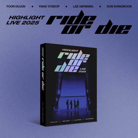 HIGHLIGHT - HIGHLIGHT LIVE 2025 [RIDE OR DIE] Limited Edition - Baro7 Best Kpop Store