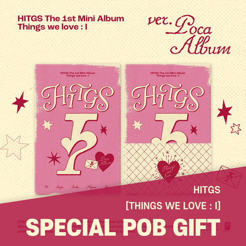 HITGS - 1st Mini Album [Things we love : I] POCA Ver. / GIFT - Baro7 Best Kpop Store