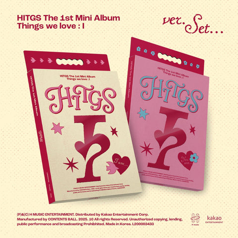 HITGS - 1st Mini Album [Things we love : I] Standard Ver. - Baro7 Best Kpop Store