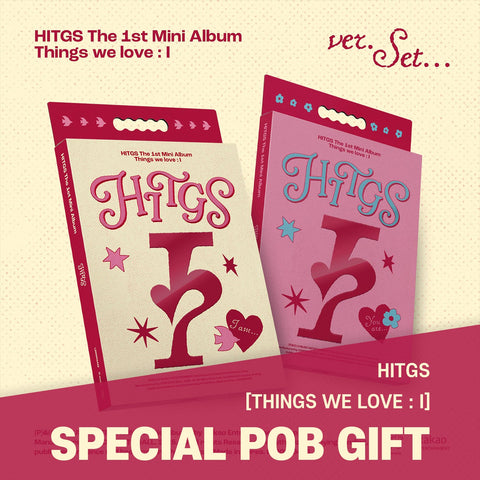HITGS - 1st Mini Album [Things we love : I] Standard Ver. / GIFT - Baro7 Best Kpop Store